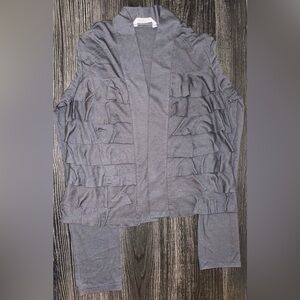 Derek Heart Charcoal Sleeveless Blouse